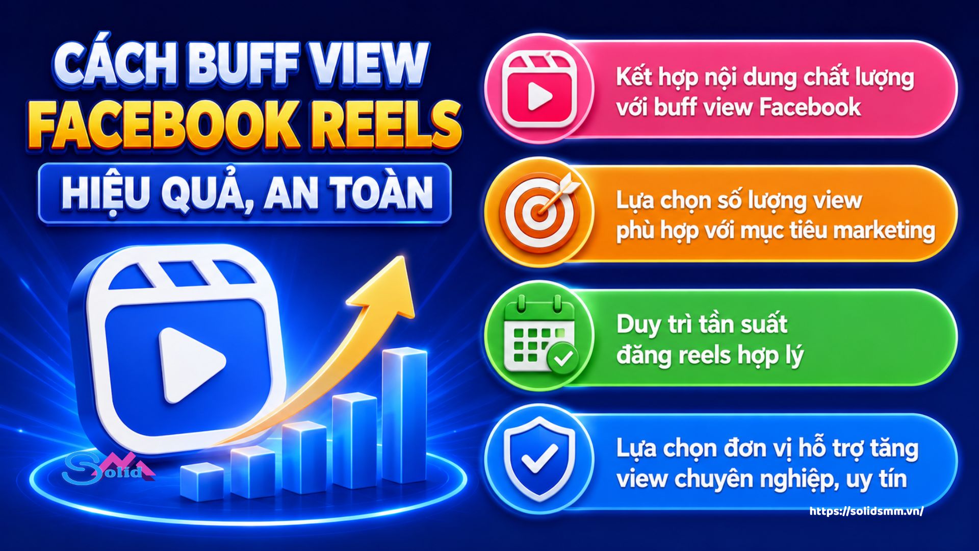 Cách buff view Facebook reels hiệu quả, an toàn